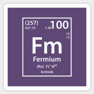 Fermium Element Sticker